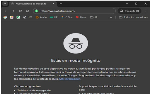Bloquear WhatsApp Web en Incógnito from Chrome web store to be run with OffiDocs Chromium online Bloquear WhatsApp Web en Incógnito from Chrome web store to be run with OffiDocs Chromium online