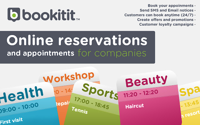 Bookitit Online Scheduling from Chrome web store to be run with OffiDocs Chromium online Bookitit Online Scheduling from Chrome web store to be run with OffiDocs Chromium online