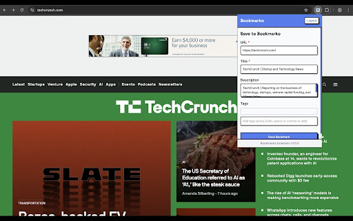 Bookmarko from Chrome web store to be run with OffiDocs Chromium online Bookmarko from Chrome web store to be run with OffiDocs Chromium online