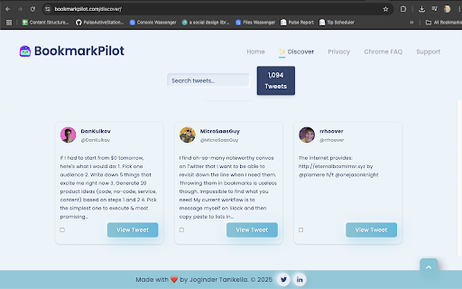 BookmarkPilot from Chrome web store to be run with OffiDocs Chromium online BookmarkPilot from Chrome web store to be run with OffiDocs Chromium online