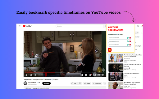 Bookmark YouTube Videos from Chrome web store to be run with OffiDocs Chromium online Bookmark YouTube Videos from Chrome web store to be run with OffiDocs Chromium online
