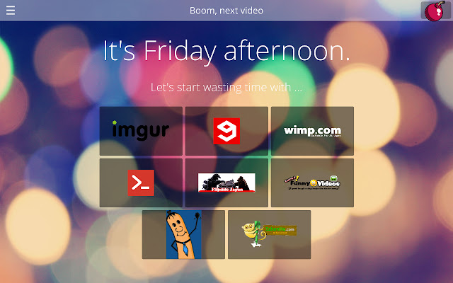 Boom, next video! from Chrome web store to be run with OffiDocs Chromium online Boom, next video! from Chrome web store to be run with OffiDocs Chromium online