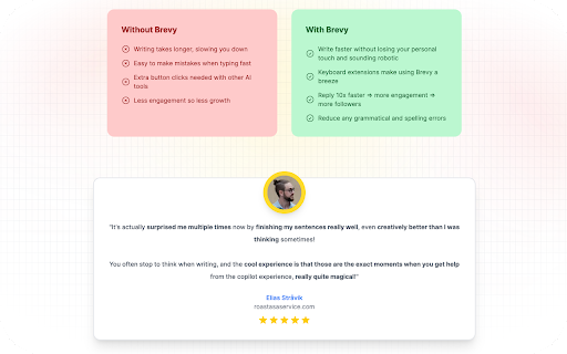 Brevy from Chrome web store to be run with OffiDocs Chromium online Brevy from Chrome web store to be run with OffiDocs Chromium online