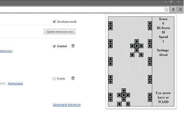 Brick game: race from Chrome web store to be run with OffiDocs Chromium online Brick game: race from Chrome web store to be run with OffiDocs Chromium online