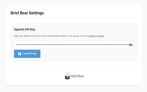 Brief Bear from Chrome web store to be run with OffiDocs Chromium online Brief Bear from Chrome web store to be run with OffiDocs Chromium online