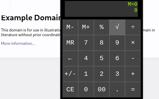 Browser calculator from Chrome web store to be run with OffiDocs Chromium online Browser calculator from Chrome web store to be run with OffiDocs Chromium online