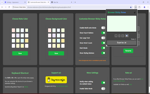 Browser Sticky Notes from Chrome web store to be run with OffiDocs Chromium online Browser Sticky Notes from Chrome web store to be run with OffiDocs Chromium online