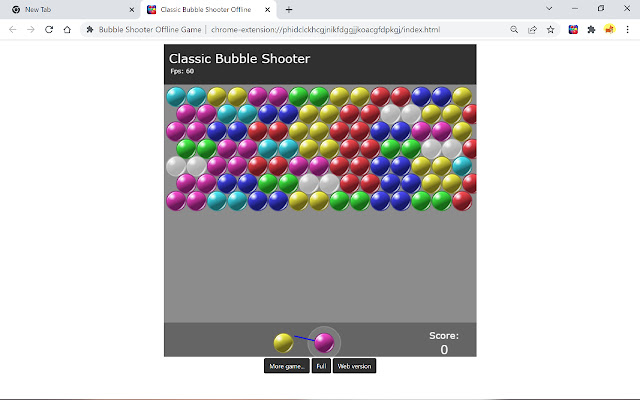 Bubble Shooter Offline Game from Chrome web store to be run with OffiDocs Chromium online Bubble Shooter Offline Game from Chrome web store to be run with OffiDocs Chromium online