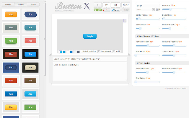Button Generator from Chrome web store to be run with OffiDocs Chromium online Button Generator from Chrome web store to be run with OffiDocs Chromium online