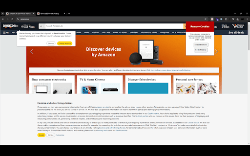 Bye Cookies from Chrome web store to be run with OffiDocs Chromium online Bye Cookies from Chrome web store to be run with OffiDocs Chromium online