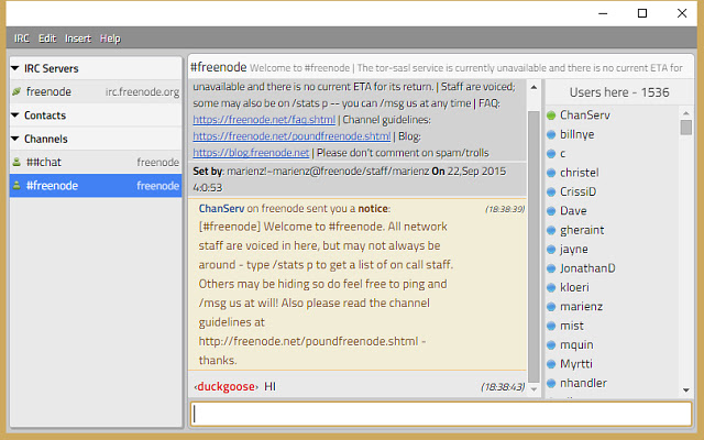 Byrd IRC client from Chrome web store to be run with OffiDocs Chromium online Byrd IRC client from Chrome web store to be run with OffiDocs Chromium online