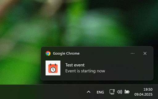 Calendar Notifier from Chrome web store to be run with OffiDocs Chromium online Calendar Notifier from Chrome web store to be run with OffiDocs Chromium online