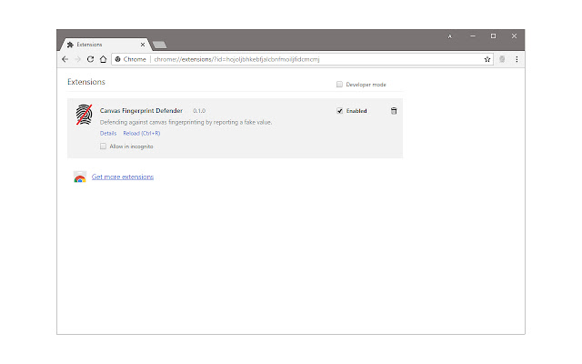 Canvas Fingerprint Defender from Chrome web store to be run with OffiDocs Chromium online Canvas Fingerprint Defender from Chrome web store to be run with OffiDocs Chromium online