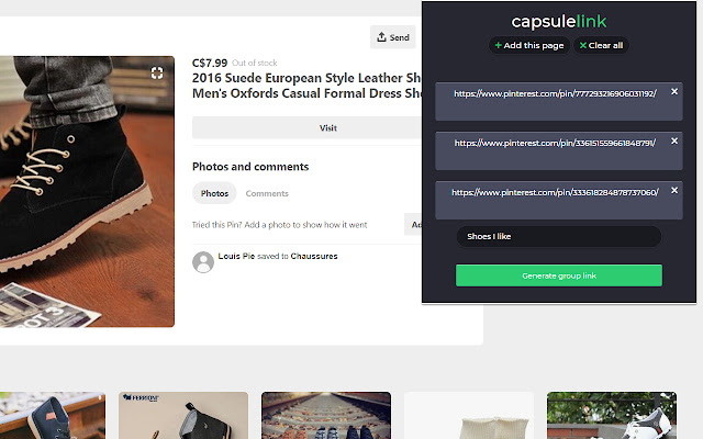 Capsulelink from Chrome web store to be run with OffiDocs Chromium online Capsulelink from Chrome web store to be run with OffiDocs Chromium online