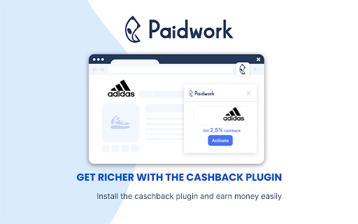 Cashback service Paidwork from Chrome web store to be run with OffiDocs Chromium online Cashback service Paidwork from Chrome web store to be run with OffiDocs Chromium online