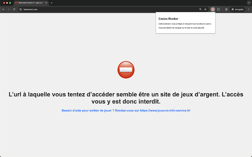 Casino Blocker from Chrome web store to be run with OffiDocs Chromium online Casino Blocker from Chrome web store to be run with OffiDocs Chromium online