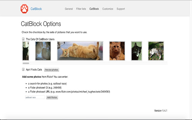 CatBlock from Chrome web store to be run with OffiDocs Chromium online CatBlock from Chrome web store to be run with OffiDocs Chromium online