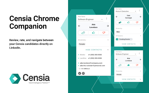 Censia Chrome Companion from Chrome web store to be run with OffiDocs Chromium online Censia Chrome Companion from Chrome web store to be run with OffiDocs Chromium online