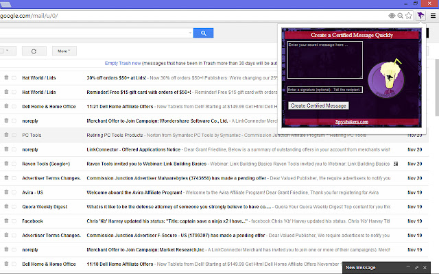 Certified Messages from Chrome web store to be run with OffiDocs Chromium online Certified Messages from Chrome web store to be run with OffiDocs Chromium online
