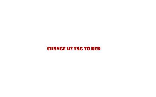 Change h3 tag to red from Chrome web store to be run with OffiDocs Chromium online Change h3 tag to red from Chrome web store to be run with OffiDocs Chromium online