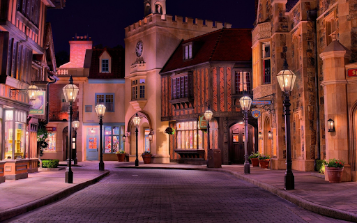 Charming European Street at Night from Chrome web store to be run with OffiDocs Chromium online Charming European Street at Night from Chrome web store to be run with OffiDocs Chromium online