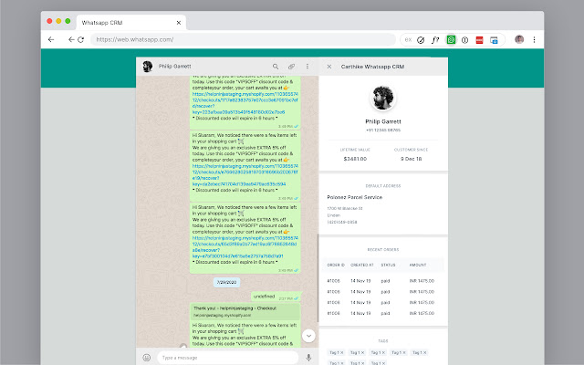 Chat CRM Carthike from Chrome web store to be run with OffiDocs Chromium online Chat CRM Carthike from Chrome web store to be run with OffiDocs Chromium online