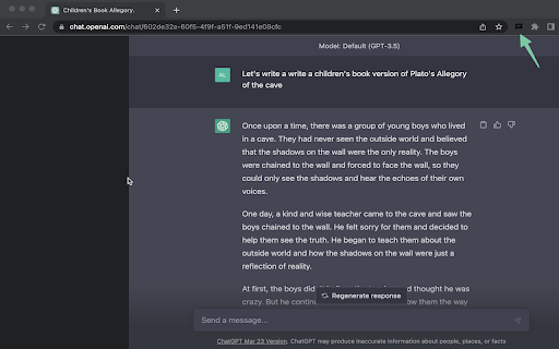 Chat GPT Conversation Exporter from Chrome web store to be run with OffiDocs Chromium online Chat GPT Conversation Exporter from Chrome web store to be run with OffiDocs Chromium online