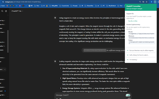 ChatGPT ConvoNav from Chrome web store to be run with OffiDocs Chromium online ChatGPT ConvoNav from Chrome web store to be run with OffiDocs Chromium online