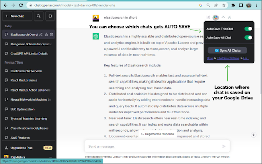 Chat SearchNSave from Chrome web store to be run with OffiDocs Chromium online Chat SearchNSave from Chrome web store to be run with OffiDocs Chromium online