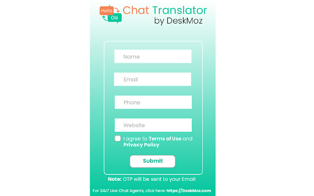 Chat Translator by DeskMoz from Chrome web store to be run with OffiDocs Chromium online Chat Translator by DeskMoz from Chrome web store to be run with OffiDocs Chromium online