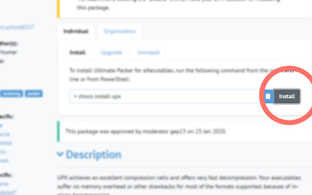 Chocolatey Quick Installer Helper from Chrome web store to be run with OffiDocs Chromium online Chocolatey Quick Installer Helper from Chrome web store to be run with OffiDocs Chromium online