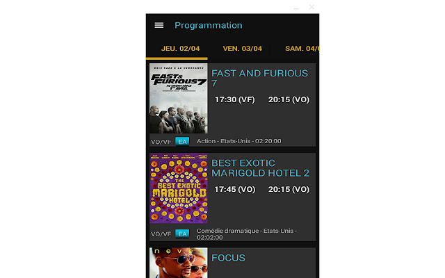 Cinés Wellington from Chrome web store to be run with OffiDocs Chromium online Cinés Wellington from Chrome web store to be run with OffiDocs Chromium online