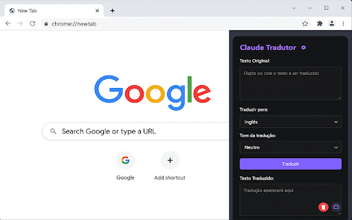 Claude Tradutor from Chrome web store to be run with OffiDocs Chromium online Claude Tradutor from Chrome web store to be run with OffiDocs Chromium online