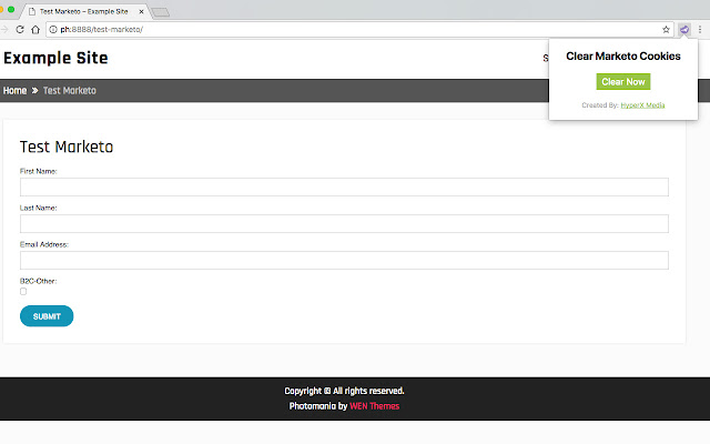 Clear Marketo Cookies from Chrome web store to be run with OffiDocs Chromium online Clear Marketo Cookies from Chrome web store to be run with OffiDocs Chromium online