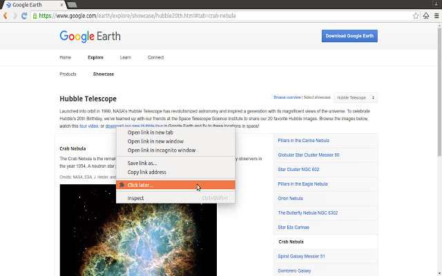 ClickLater from Chrome web store to be run with OffiDocs Chromium online ClickLater from Chrome web store to be run with OffiDocs Chromium online