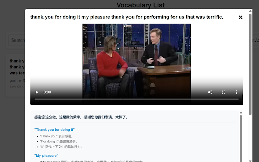 Clingo Learn Languages with YouTube Videos from Chrome web store to be run with OffiDocs Chromium online Clingo Learn Languages with YouTube Videos from Chrome web store to be run with OffiDocs Chromium online