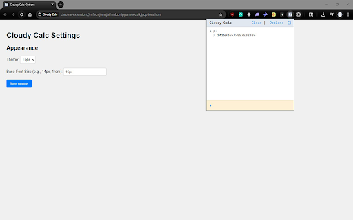 Cloudy Calc from Chrome web store to be run with OffiDocs Chromium online Cloudy Calc from Chrome web store to be run with OffiDocs Chromium online