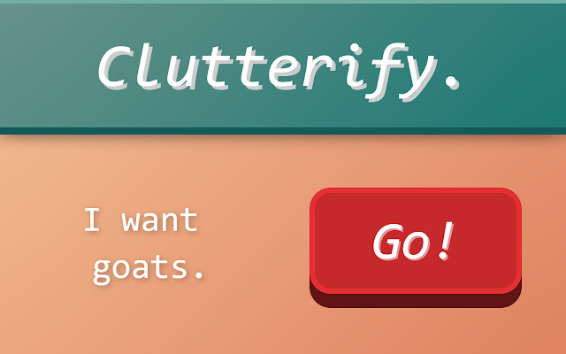 Clutterify from Chrome web store to be run with OffiDocs Chromium online Clutterify from Chrome web store to be run with OffiDocs Chromium online