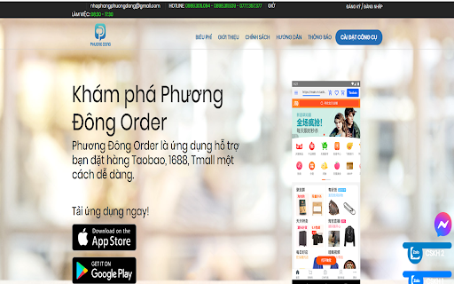 Công Cụ Nhập Hàng Phương Đông from Chrome web store to be run with OffiDocs Chromium online Công Cụ Nhập Hàng Phương Đông from Chrome web store to be run with OffiDocs Chromium online
