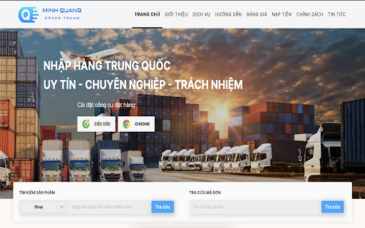 CÔNG CỤ ĐẶT HÀNG MINH QUANG from Chrome web store to be run with OffiDocs Chromium online CÔNG CỤ ĐẶT HÀNG MINH QUANG from Chrome web store to be run with OffiDocs Chromium online