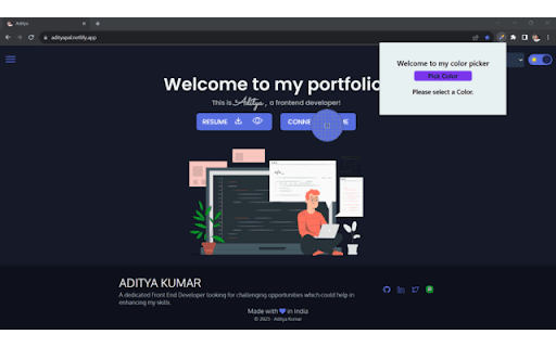 Color Picker from Chrome web store to be run with OffiDocs Chromium online Color Picker from Chrome web store to be run with OffiDocs Chromium online