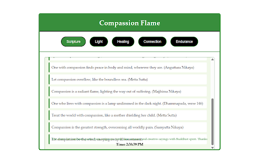 Compassion Flame from Chrome web store to be run with OffiDocs Chromium online Compassion Flame from Chrome web store to be run with OffiDocs Chromium online
