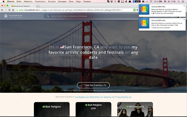 ConcertWith.Me Notifications from Chrome web store to be run with OffiDocs Chromium online ConcertWith.Me Notifications from Chrome web store to be run with OffiDocs Chromium online