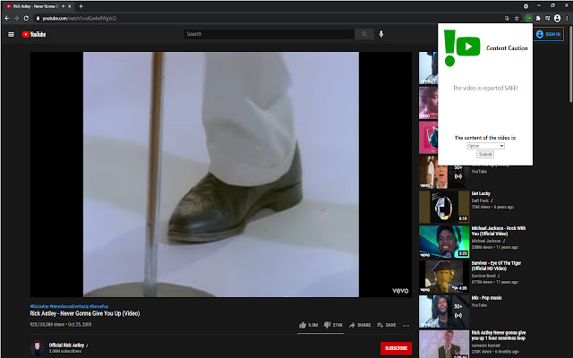 Content Caution Video Reporting from Chrome web store to be run with OffiDocs Chromium online Content Caution Video Reporting from Chrome web store to be run with OffiDocs Chromium online