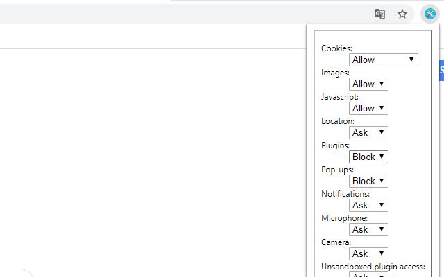 Content Settings from Chrome web store to be run with OffiDocs Chromium online Content Settings from Chrome web store to be run with OffiDocs Chromium online