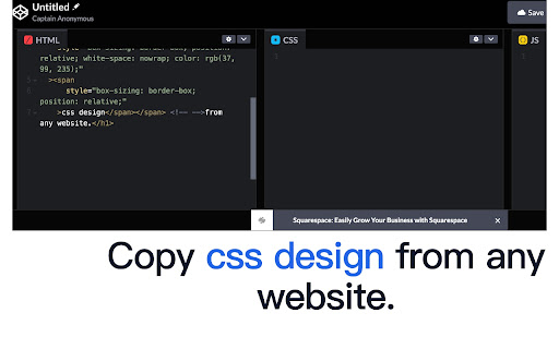 CopyCss Copy css scan from any website. from Chrome web store to be run with OffiDocs Chromium online CopyCss Copy css scan from any website. from Chrome web store to be run with OffiDocs Chromium online