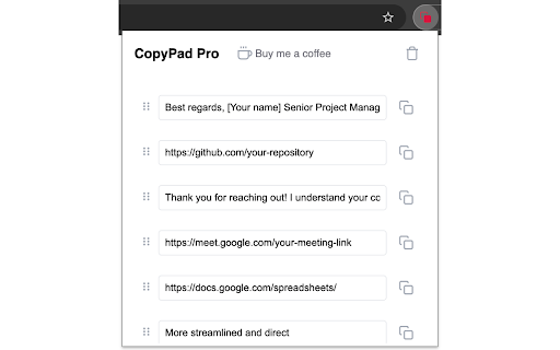 CopyPad Pro from Chrome web store to be run with OffiDocs Chromium online CopyPad Pro from Chrome web store to be run with OffiDocs Chromium online