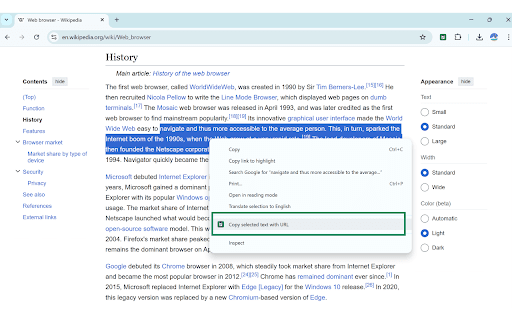 Copy Text with Page URL from Chrome web store to be run with OffiDocs Chromium online Copy Text with Page URL from Chrome web store to be run with OffiDocs Chromium online