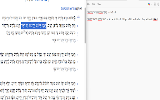 Copy Without Nikud from Chrome web store to be run with OffiDocs Chromium online Copy Without Nikud from Chrome web store to be run with OffiDocs Chromium online