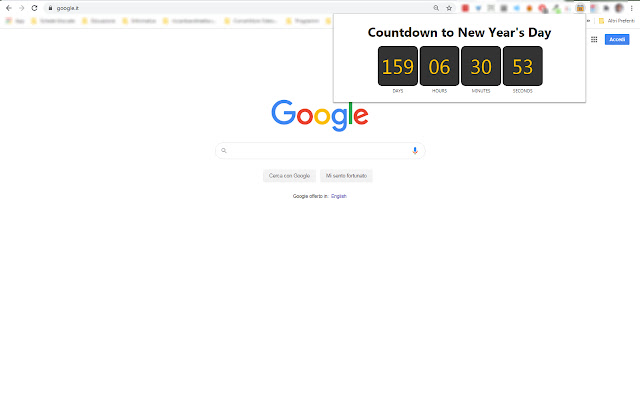 Countdown to New Years Day from Chrome web store to be run with OffiDocs Chromium online Countdown to New Years Day from Chrome web store to be run with OffiDocs Chromium online